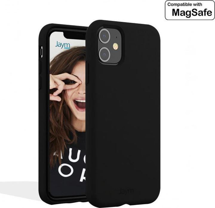 Produktbild Jaym Premium Silikonhülle, Schwarz Series (Apple iPhone 13 Pro Max)