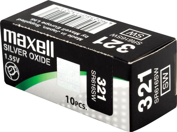 Produktbild Maxell Knopfzelle SR616SW (10 Stk., SR616, 16 mAh)
