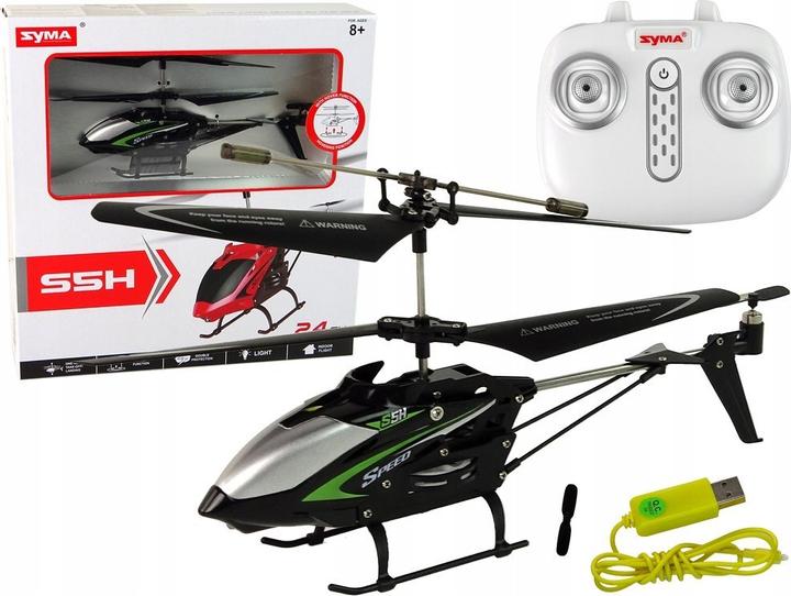 Actual product image Syma R/C S5H 2.4G helicopter black