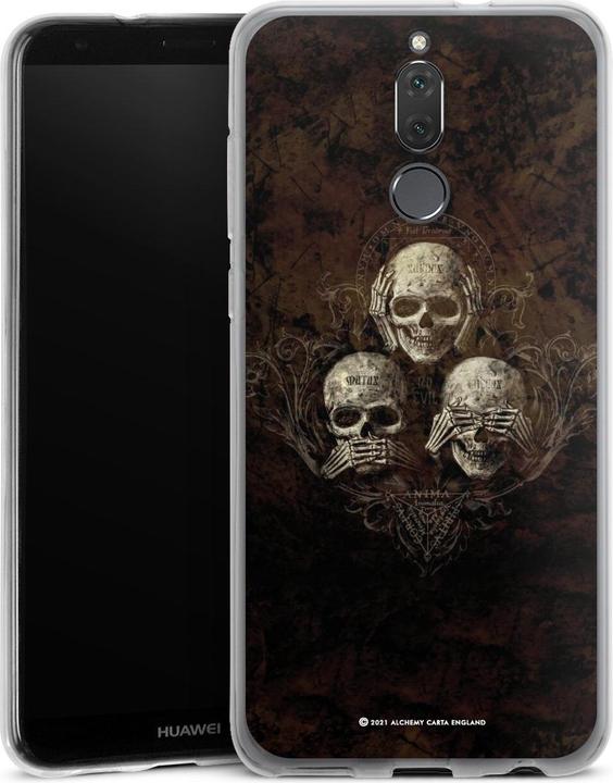 Produktbild DeinDesign Silikon Hülle für Huawei Mate 10 lite Handyhülle Case Smartphone Schutzhülle Art Gothic Totenköpfe (Huawei Mate 10 Lite)