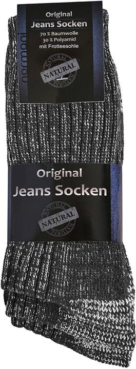 Immagine prodotto Normani 6 paia di calzini in denim con suola in spugna (confezione da 6, 35 - 38)