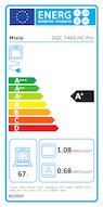 Energie-Label Miele DGC 7460 HC Pro