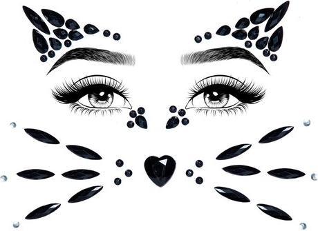 Produktbild Leg Avenue Face Jewels - Sexy Cat