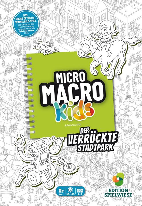 Actual product image MicroMacro Kids: The crazy city park (German)