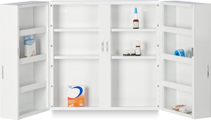 Image du produit Relaxdays Armoire à Pharmacie Carrée (53 x 21.5 x 53 cm)