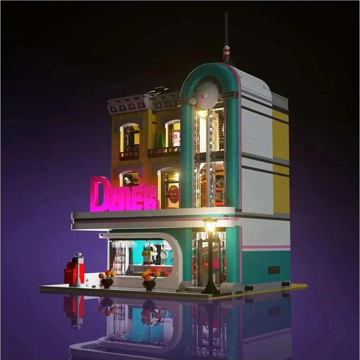 Produktbild Light my bricks LMB 2.0 LED Licht Set für LEGO® 10260 Amerikanisches Diner
