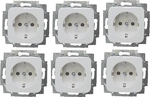 Image du produit Theo Klein Jeu de prises combinées blanches ( 200 de chaque KEUC/12Z20 + KEUC/E )