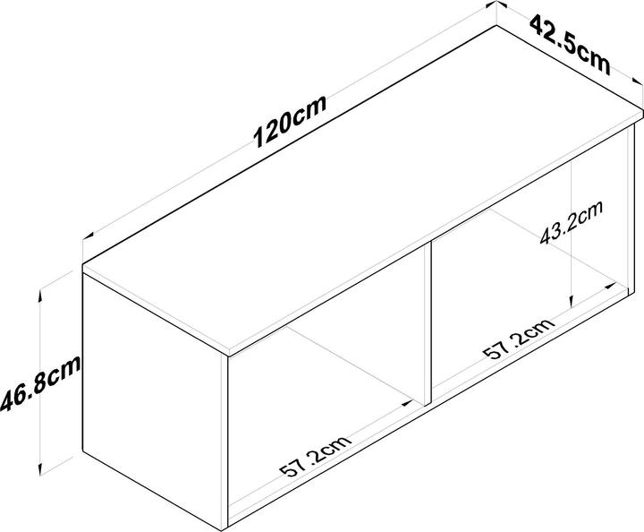 Productafbeelding Skye Decor Bilo (120 x 47 x 42,5 cm)
