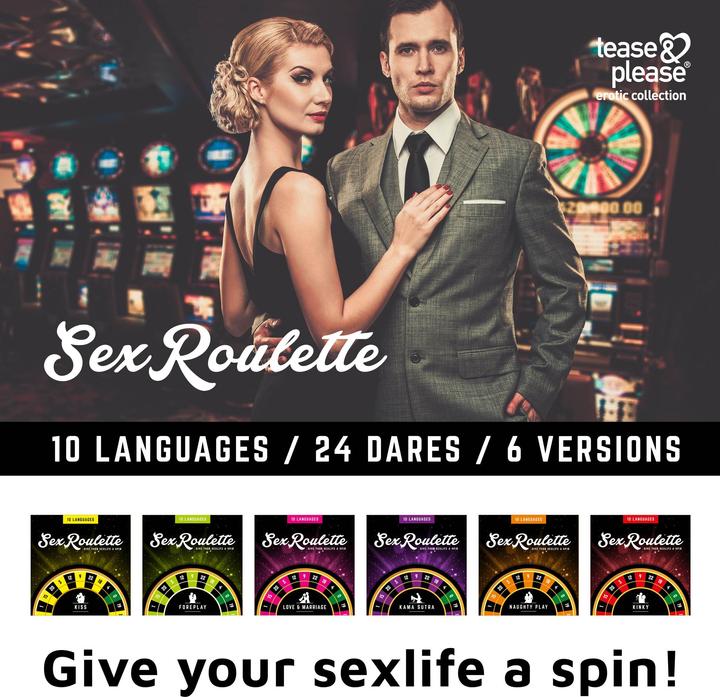 Image du produit tease & please Bisous de la roulette sexuelle (Divers, Anglais, Allemand, Français, Italien, Espagnol, Polonais, Russe, Néerlandais, Norvégien, Suédois)