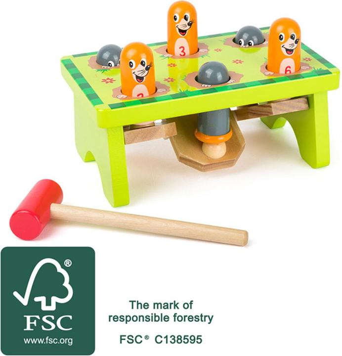 Produktbild small foot Hau den Maulwurf