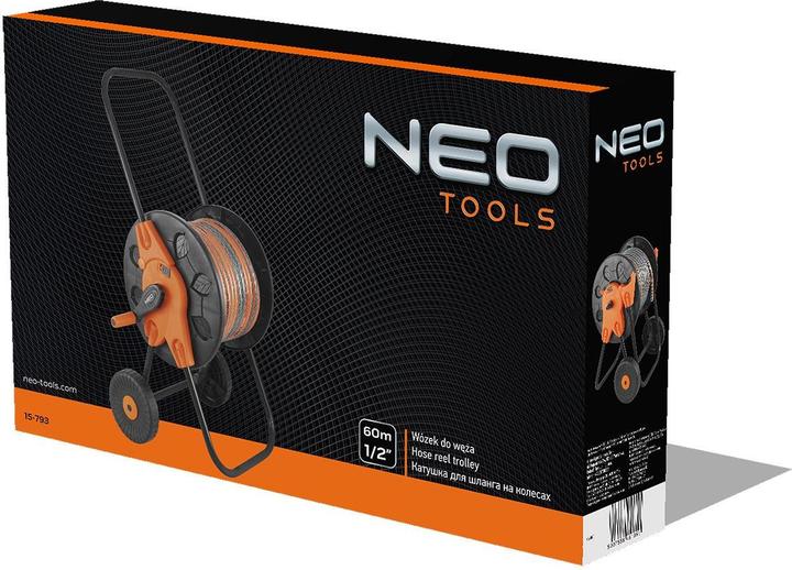 Produktbild Neo Schlauchwagen (Gartenschlauchwagen, Kunststoff, bis 60 m 1/2" Schlauch)