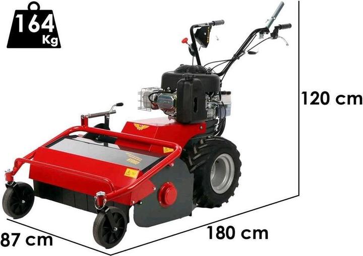 Actual product image Benassi TR 800 Hydro Professional hammer lawn mower B and S 3125E (Petrol)