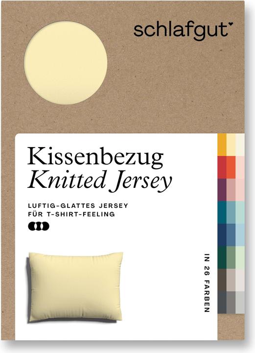 Produktbild schlafgut Knitted Jersey (Duvetbezug, 70 x 90 cm)