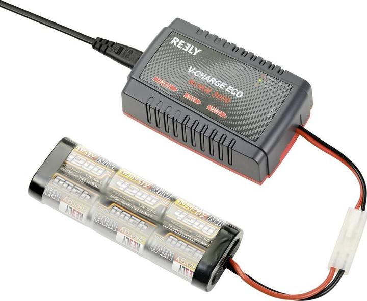 Actual product image Reely V-CHARGE ECO NiMH 3000 model charger 230 V 3 A NiMH, NiCd