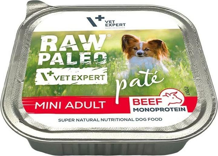 Actual product image Raw Paleo Pate Mini Adult Beef - wet dog food - 150 g (150 g)