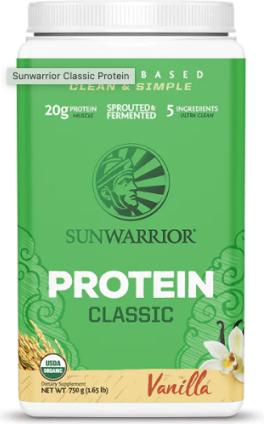 Sunwarrior Protein Classic Organic (Vanille, 1 Stk., 750 g)