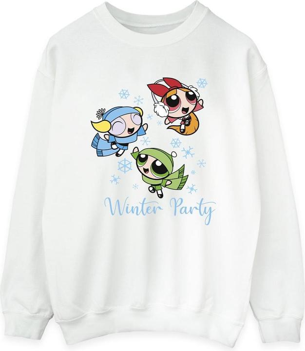 The Powerpuff Girls Girls Winter Party Sweatshirt (L)