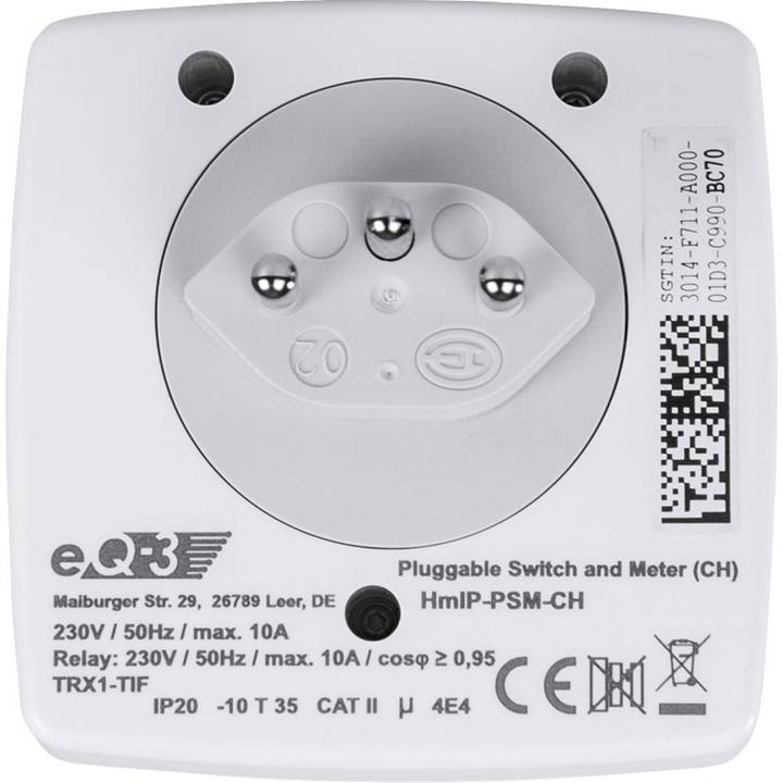 Actual product image EQ-3 Switching and measuring socket (CH)
