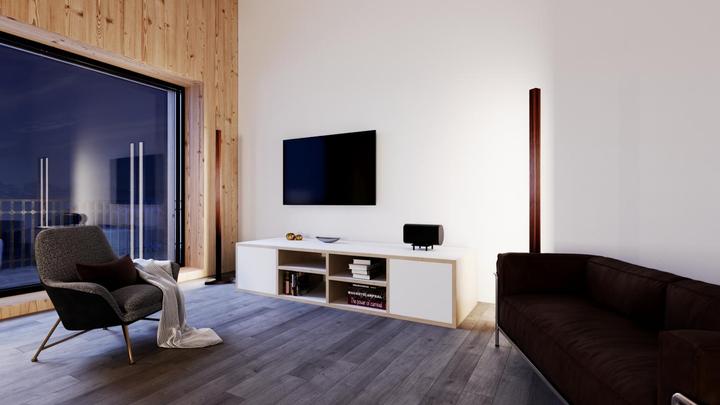 Produktbild kln.swiss Holz Stehlampe Columna (4845 lm)