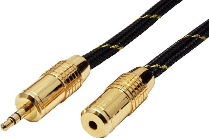 Produktbild Roline Gold Audio Verlängerungskabel (2.50 m, 3.5mm Klinke (AUX))