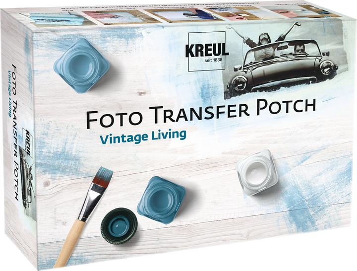 Produktbild Kreul Foto Transfer POTCH, Set "Vintage Living" (Blau, Transparent, 20 ml)