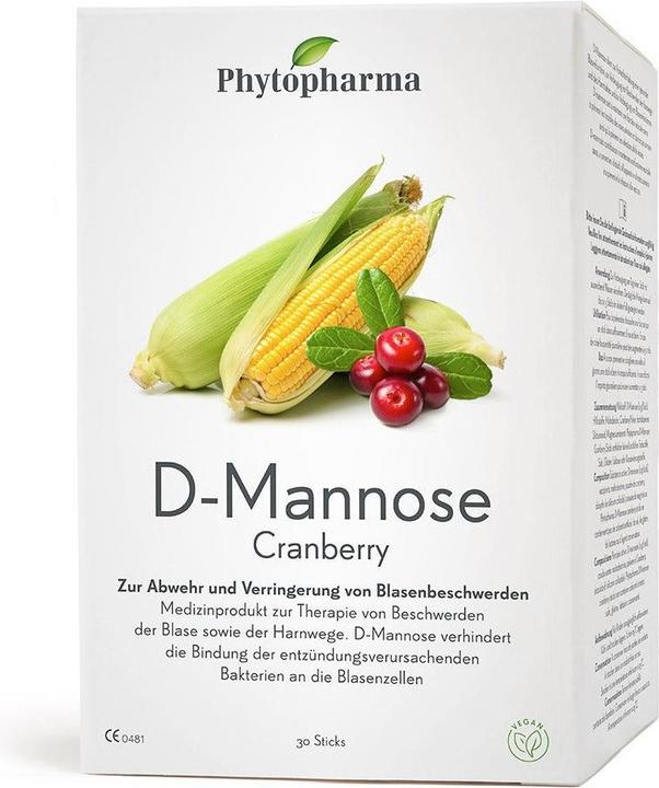 Actual product image Phytopharma D-Mannose Cranberry Stick 24 Stk (24 Piece, Pen)