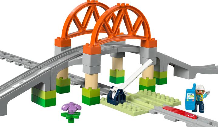 Produktbild LEGO Eisenbahnbrücke und Schienen - Erweiterungsset (10426)