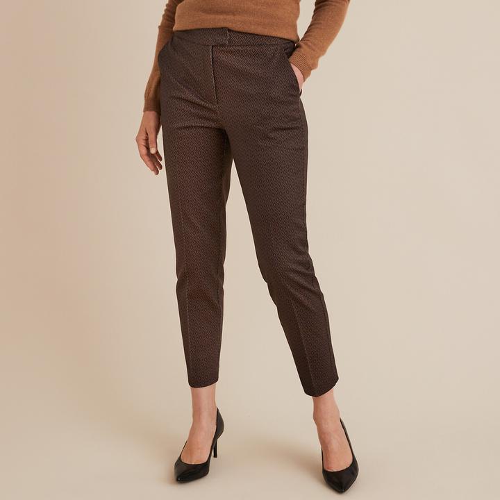 Produktbild Anne Weyburn 7/8-Hose mit Slim-Fit und grafischem Muster (34)