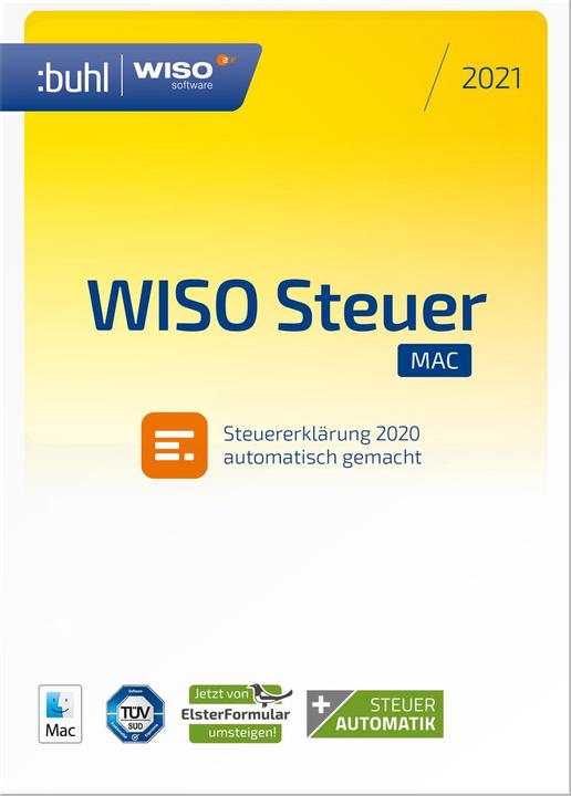 Produktbild Buhl Data Service Wiso Steuer 2021 (1 User, 1 Geräte/User, 12 Monate)