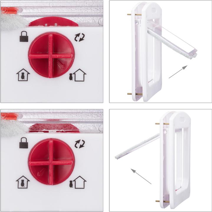 Produktbild Relaxdays Haustierklappe (Magnetische Katzenklappe)