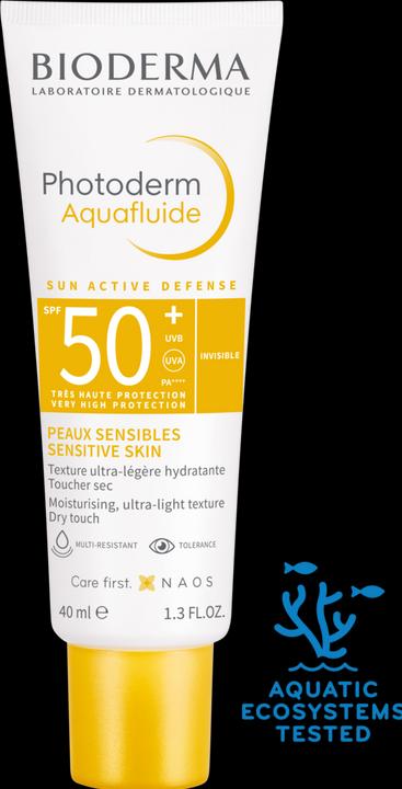 Image du produit Bioderma Photoderm Aquafluide (Crème solaire visage, SPF 50, 40 ml, 15 g)