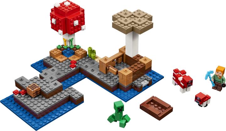 Actual product image LEGO The mushroom island (21129, LEGO Minecraft)