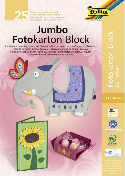 Actual product image Folia Photo cardboard block (300 g/m², 25 x)