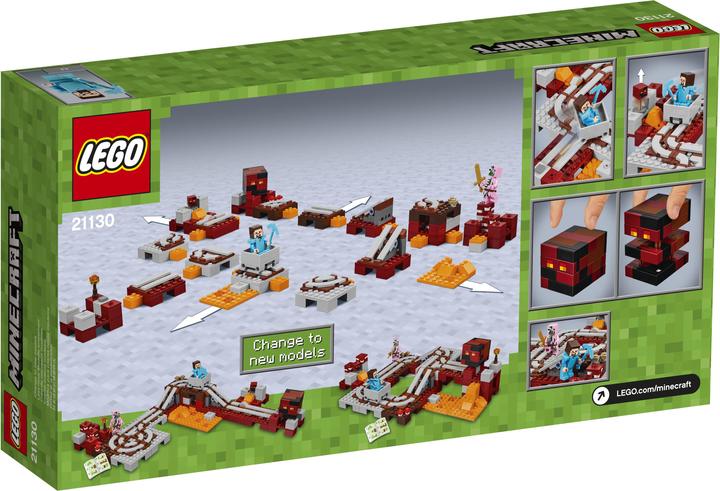 Actual product image LEGO The Nether railway (21130, LEGO Minecraft)