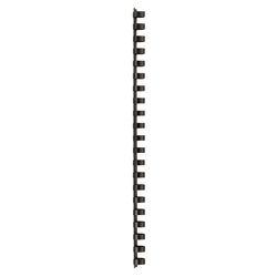 Produktbild GBC Binderücken 12mm, 21 Ringe, schwarz, 100 Stk.