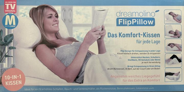 Actual product image Dreamolino Flip Pillow Twin Pack (63 x 50 cm)