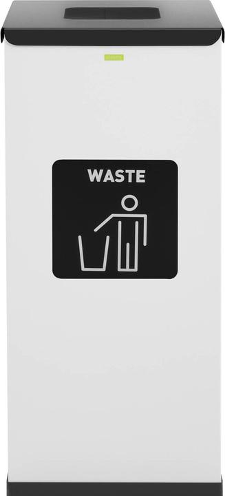 Produktbild Ulsonix Mülleimer Abfalleimer Küche Mülltrenner Deckel Bio Label 60 Liter Recycling (60 l)