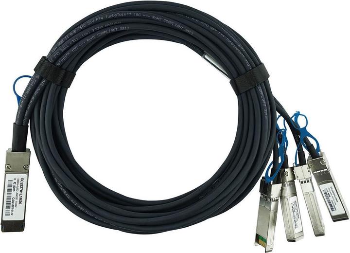 Actual product image CBO Mellanox MCP7F00-A003R30L Compatible BlueLAN QSFP28 DAC SC282701L3M26