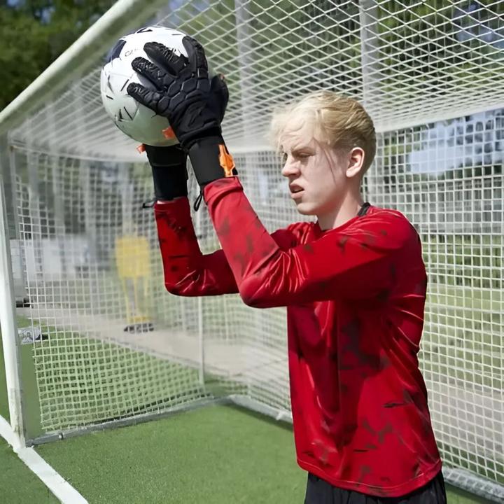 Actual product image Catch & Keep Trikot Red Camou Protection Torwarttrikot Gr. 140 Fussball Shirt (140)