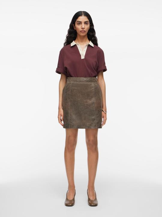 Actual product image Rouge Edit High Waist Lederminirock (42)
