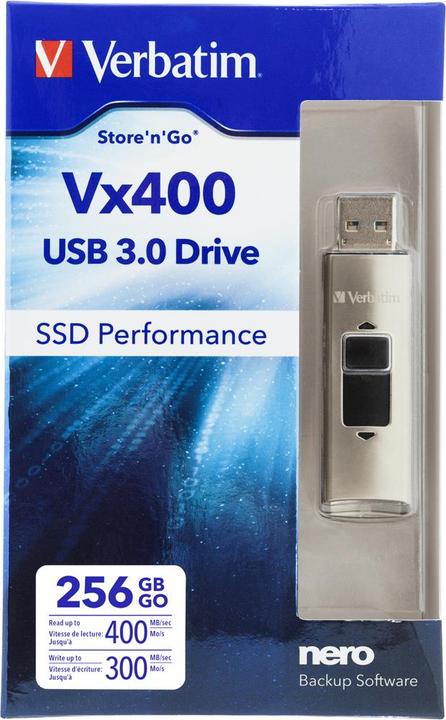 Produktbild Verbatim Store ‘n’ Go Vx400 (256 GB)