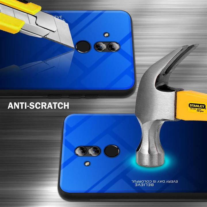 Image du produit Cadorabo Couverture en verre TPU 2 couleurs (Mate 20 Lite)