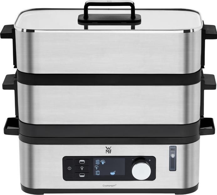 Produktbild WMF KÜCHENminis Dampfgarer Multicooker 2 Garräume mit Dämpfeinsatz, Warmhaltefunktion und Glasdeckel