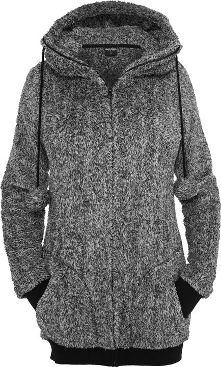 Immagine prodotto Urban Classics Felpa con cappuccio Melange Teddy Zip da donna (XS)