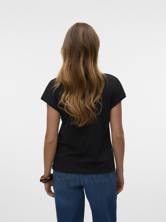 Actual product image Vero Moda Vmluna Ss V-Neck Tee Jrs Noos (L)