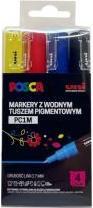 Actual product image Mitsubishi Plakatmarker PC-1M 4 Farben (Multicoloured, 0.70 mm)