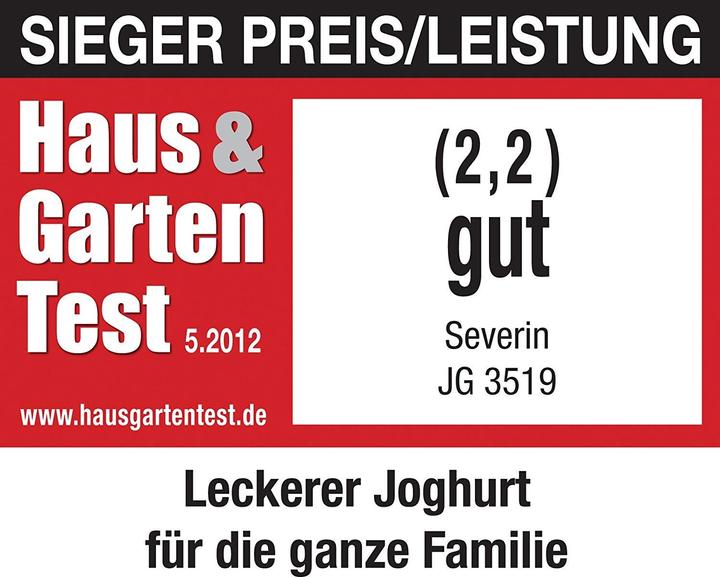 Produktbild Severin JG 3519 Joghurt-Fix