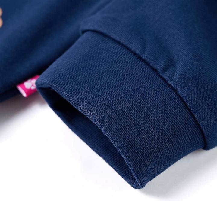 Immagine prodotto VidaXL Felpa da bambino blu navy 92,Materiale: 95 % cotone. 5 (92)