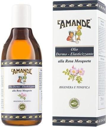 Immagine prodotto L'Amande Olio di rosa mosqueta 100% naturale con vitamina E e olio per il corpo e delicato e fiorito per i (Olio corpo, 250 ml)