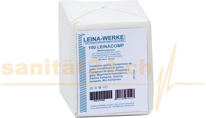 Leina Impacchi di garza 7,5 cm x 7,5 cm / 12 pieghe / 100 pezzi.